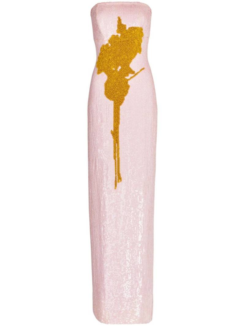 Silvia Tcherassi Margaret sequin-embellished dress - Pink von Silvia Tcherassi