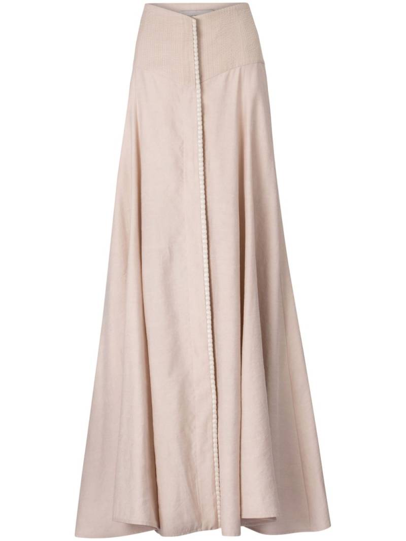 Silvia Tcherassi Modena full skirt - Neutrals von Silvia Tcherassi