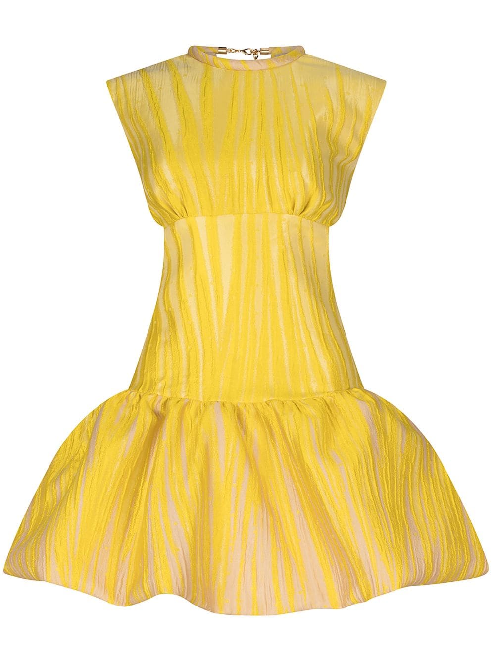 Silvia Tcherassi Nadra textured taffeta minidress - Yellow von Silvia Tcherassi