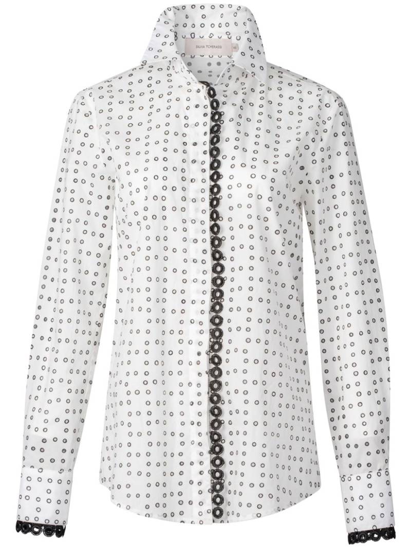 Silvia Tcherassi Naroa shirt - White von Silvia Tcherassi