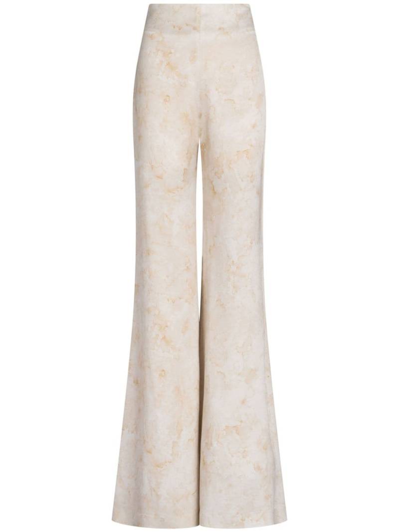 Silvia Tcherassi Palermo flared trousers - Neutrals von Silvia Tcherassi