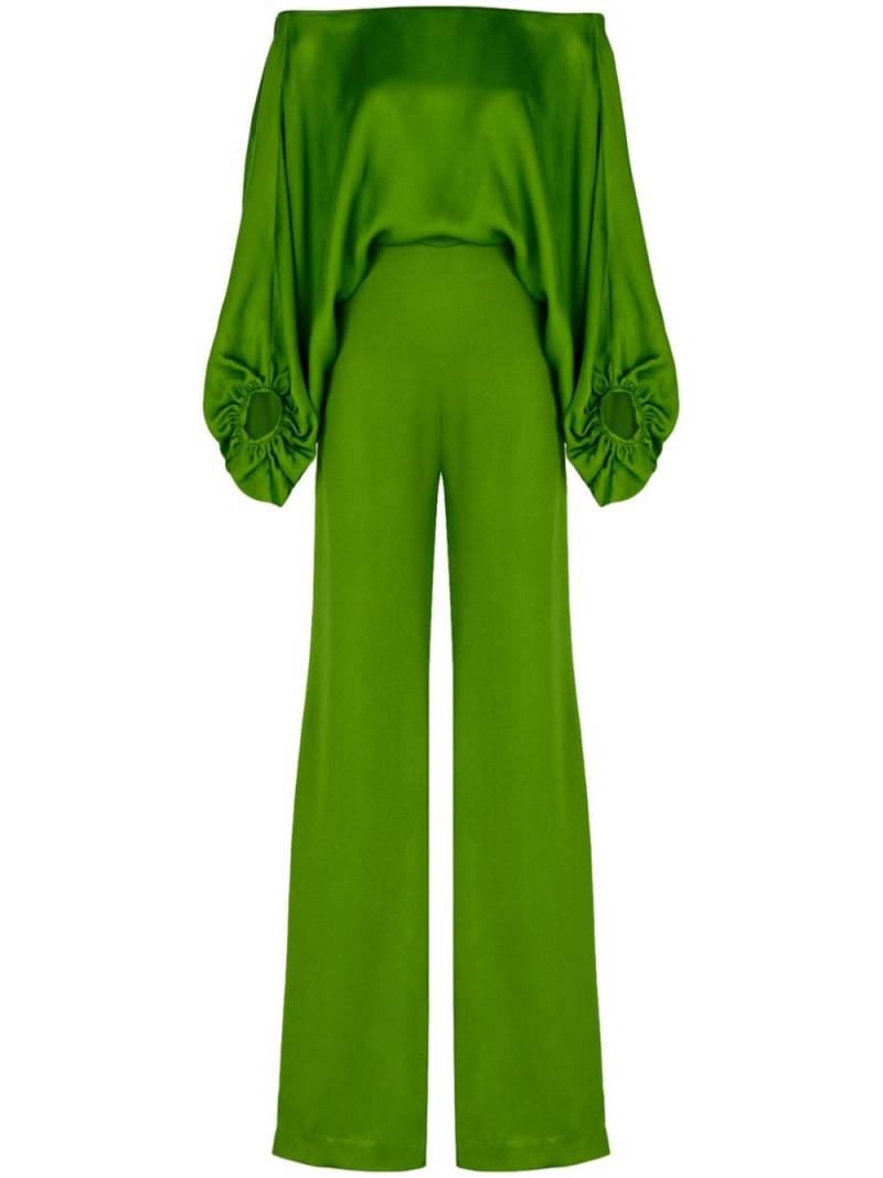 Silvia Tcherassi Theresa off-shoulder jumpsuit - Green von Silvia Tcherassi