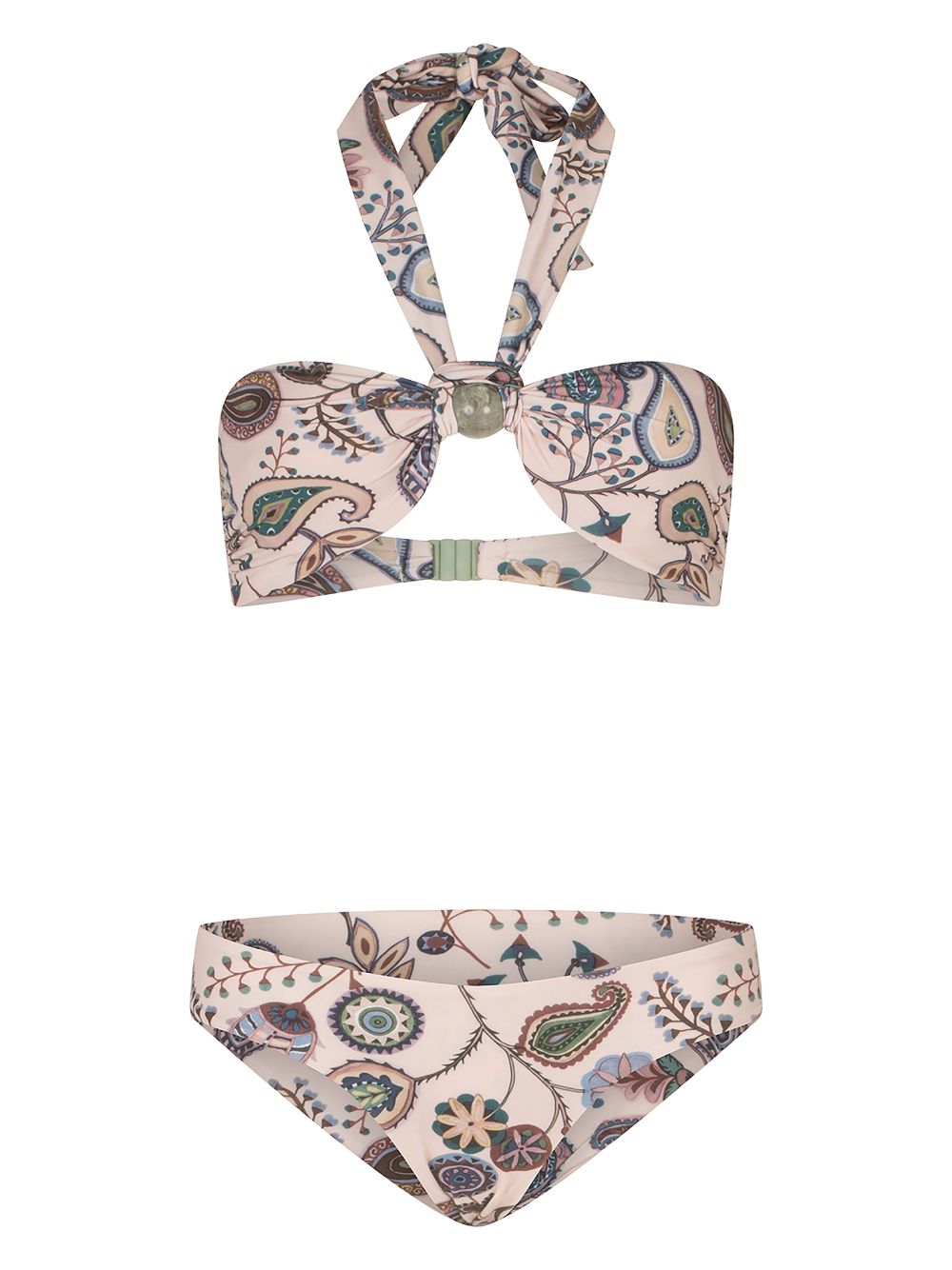 Silvia Tcherassi Valderice paisley-print bikini - Blue von Silvia Tcherassi