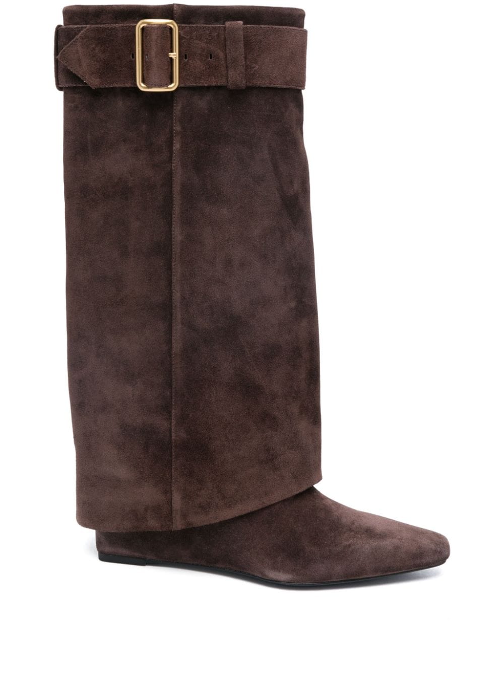 Simkhai 70mm Frejya suede boot - Brown von Simkhai