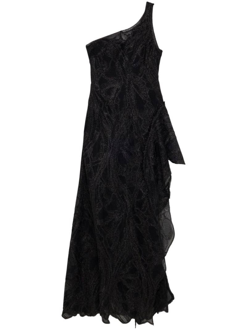 Simkhai Agatha one-shoulder long dress - Black von Simkhai