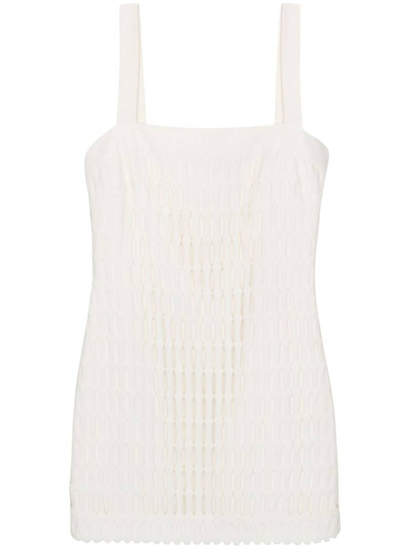 Simkhai Artemis cotton minidress - White von Simkhai