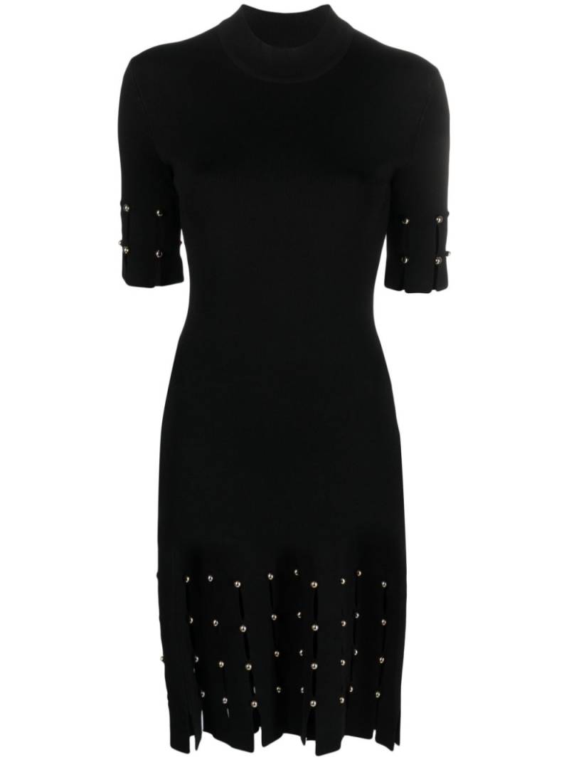 Simkhai Dina mock-neck knitted dress - Black von Simkhai