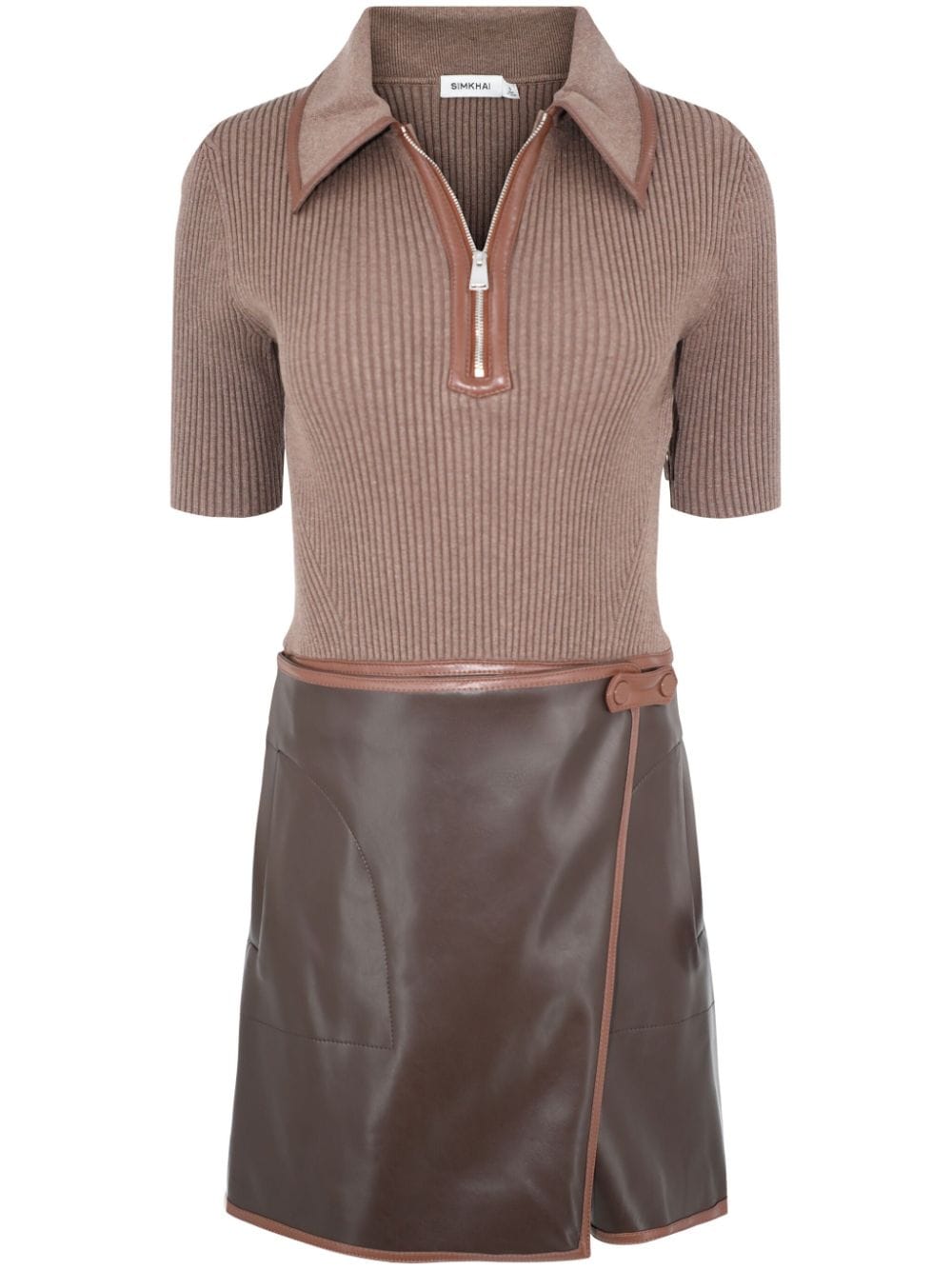 Simkhai Ettalyn mini dress - Brown von Simkhai