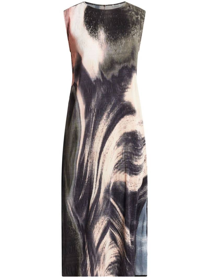 Simkhai Evana watercolour-effect midi dress - Black von Simkhai