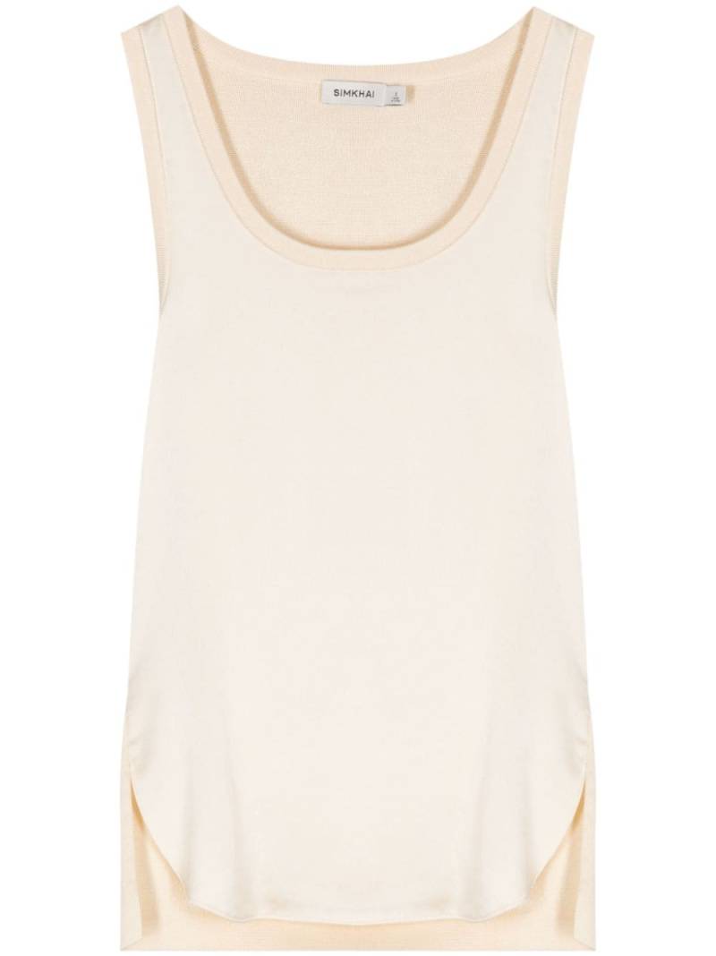 Simkhai Faro panelled tank top - Gold von Simkhai