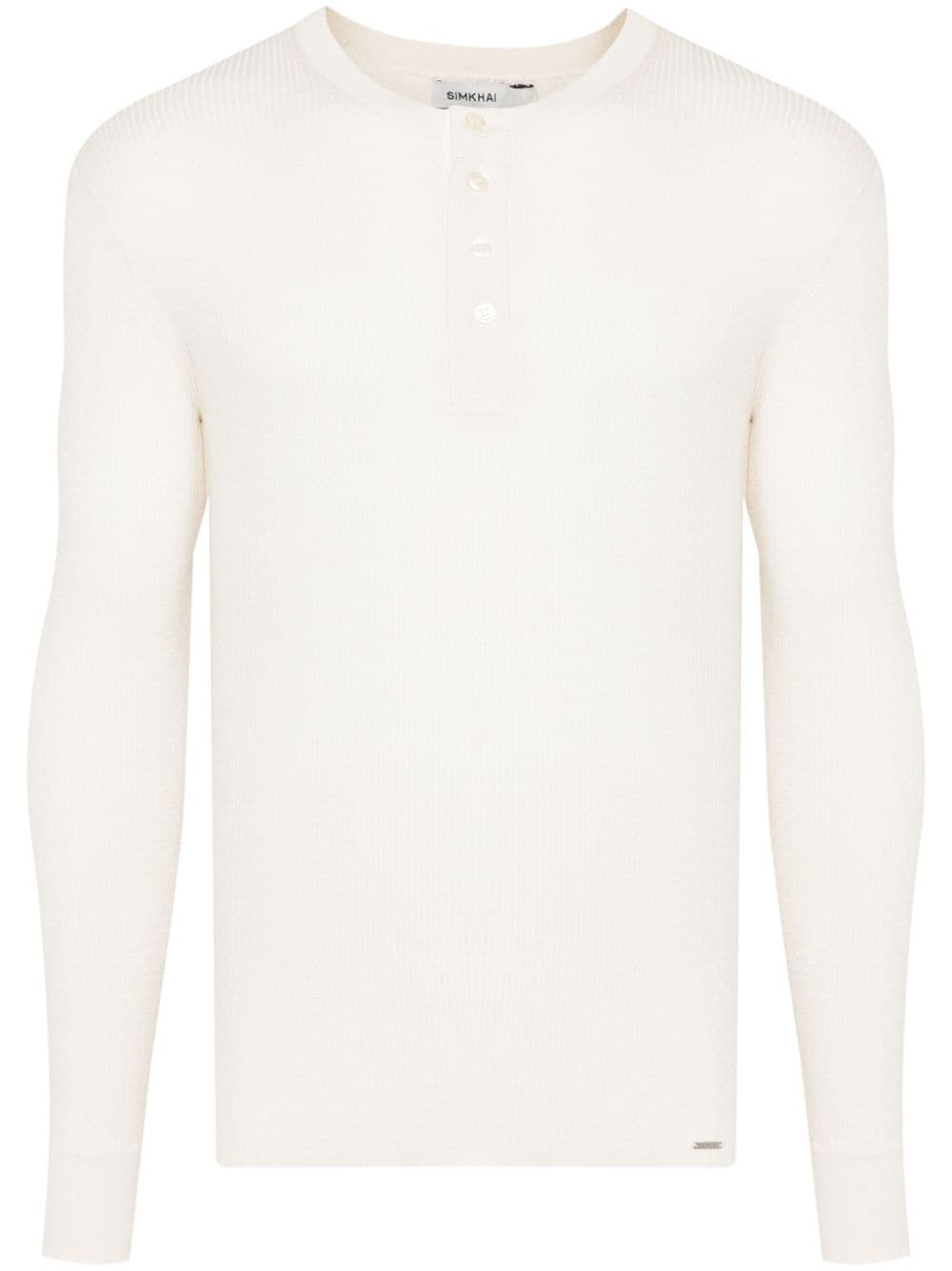 Simkhai Hezekiah Henley sweater - Neutrals von Simkhai