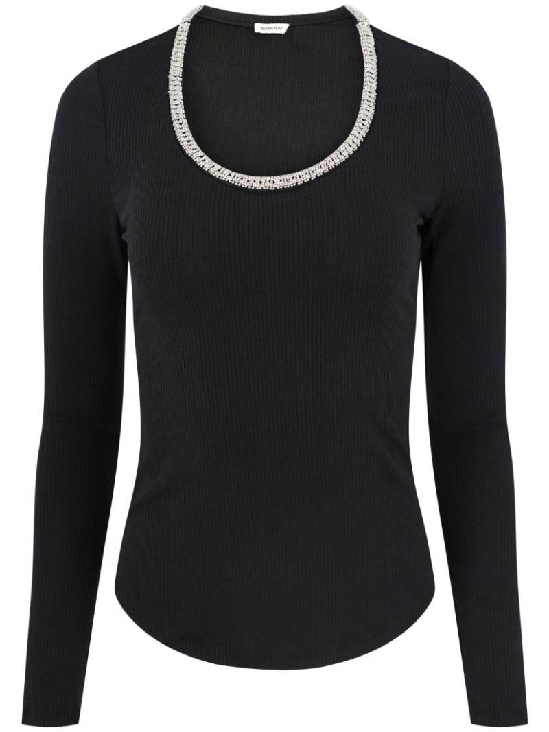 Simkhai Janay ribbed top - Black von Simkhai