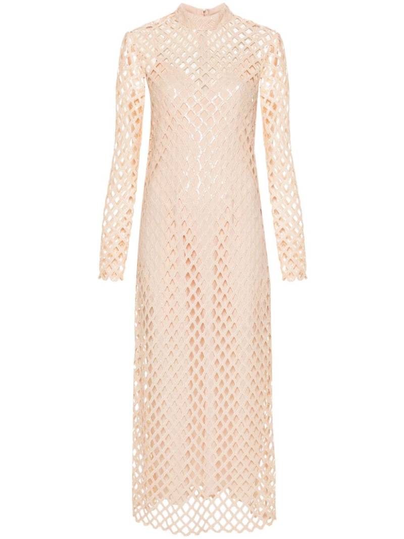 Simkhai Jonathan open-knit maxi dress - Pink von Simkhai