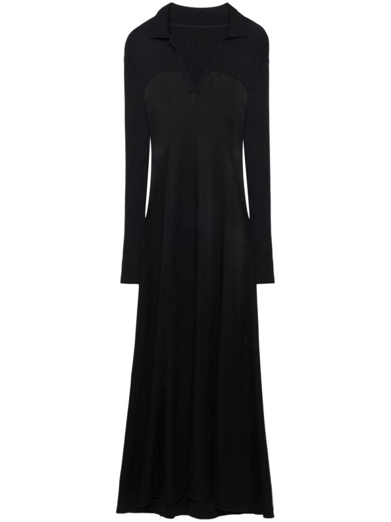 Simkhai Jonny spread-collar gown - Black von Simkhai