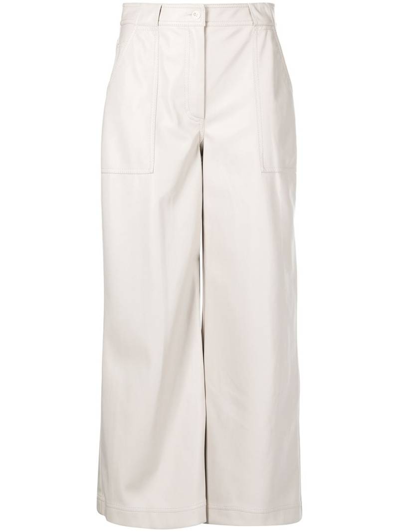 Simkhai Judah faux-leather trousers - Neutrals von Simkhai