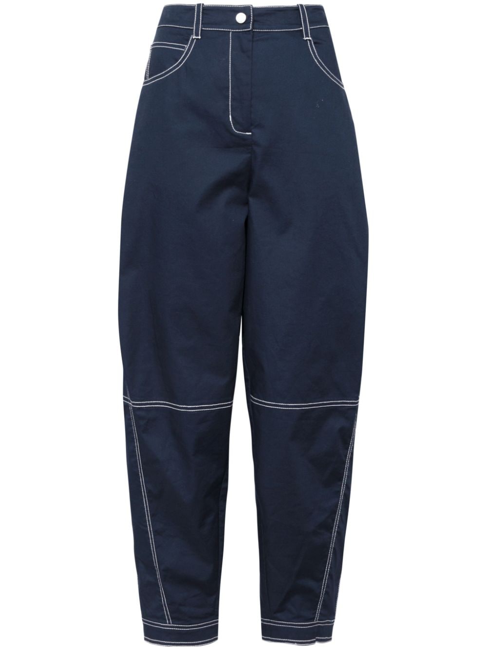 Simkhai Kairi cotton tapered trousers - Blue von Simkhai
