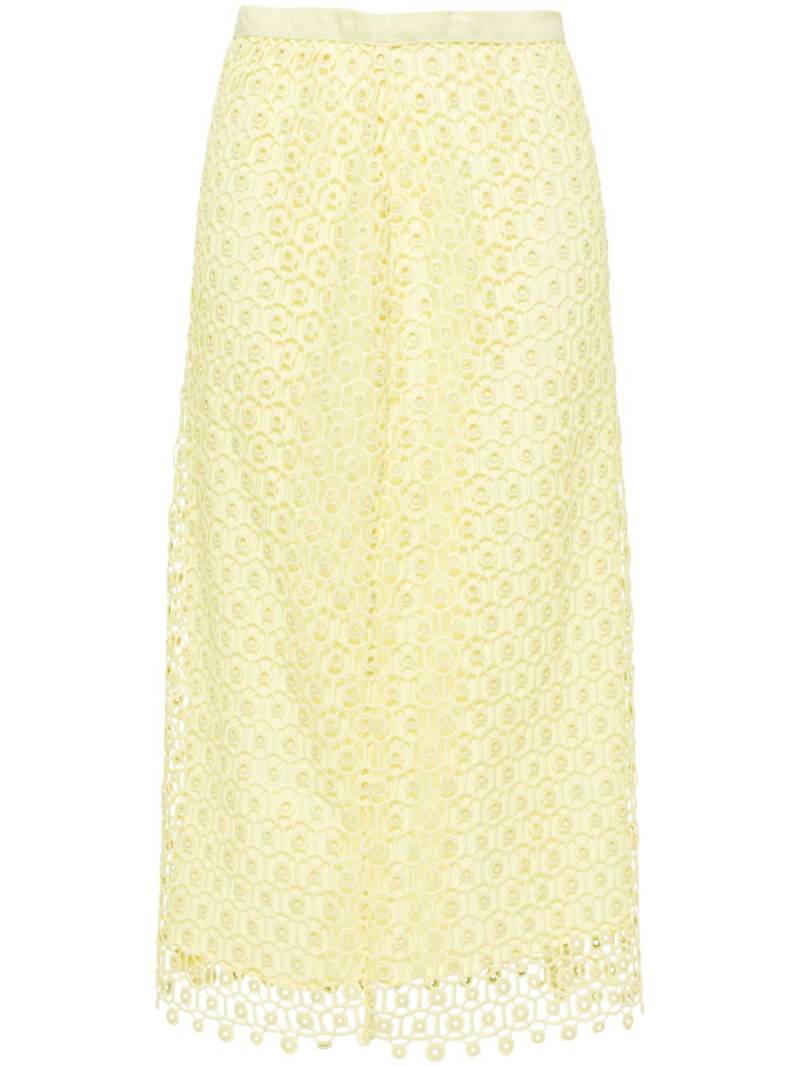 Simkhai Karolina crochet midi skirt - Green von Simkhai