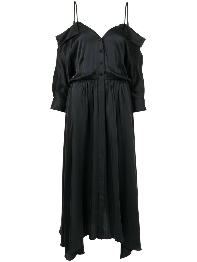 Simkhai Kiari cold-shoulder dress - Black von Simkhai