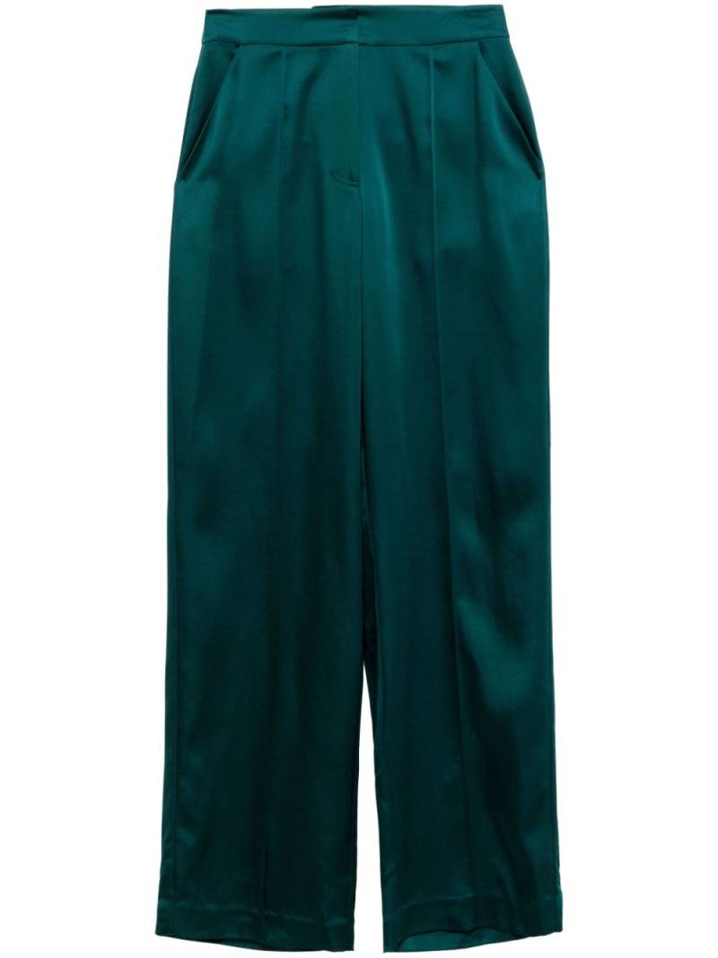 Simkhai Kyra high-waisted crepe trousers - Black von Simkhai