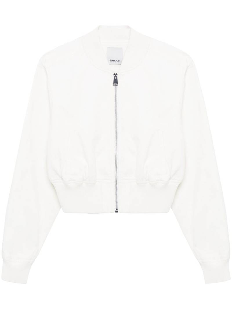 Simkhai Lorenzo bomber jacket - White von Simkhai