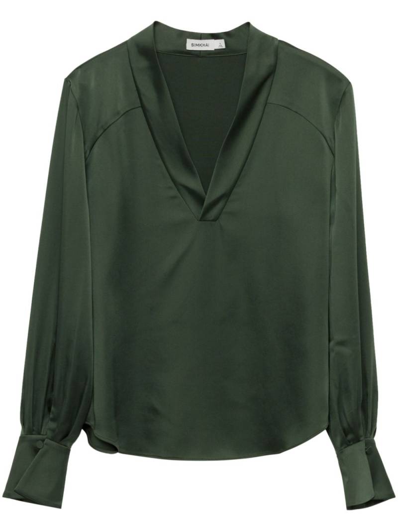 Simkhai Maisey blouse - Green von Simkhai