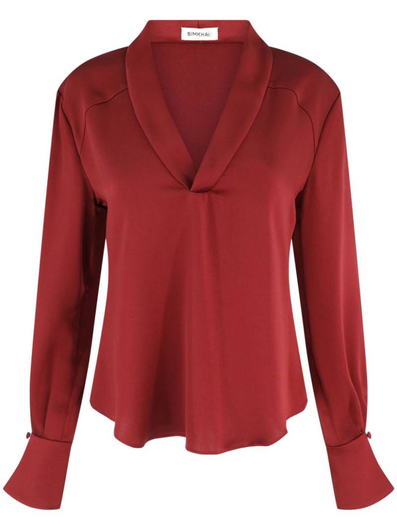 Simkhai Maisey blouse - Red von Simkhai