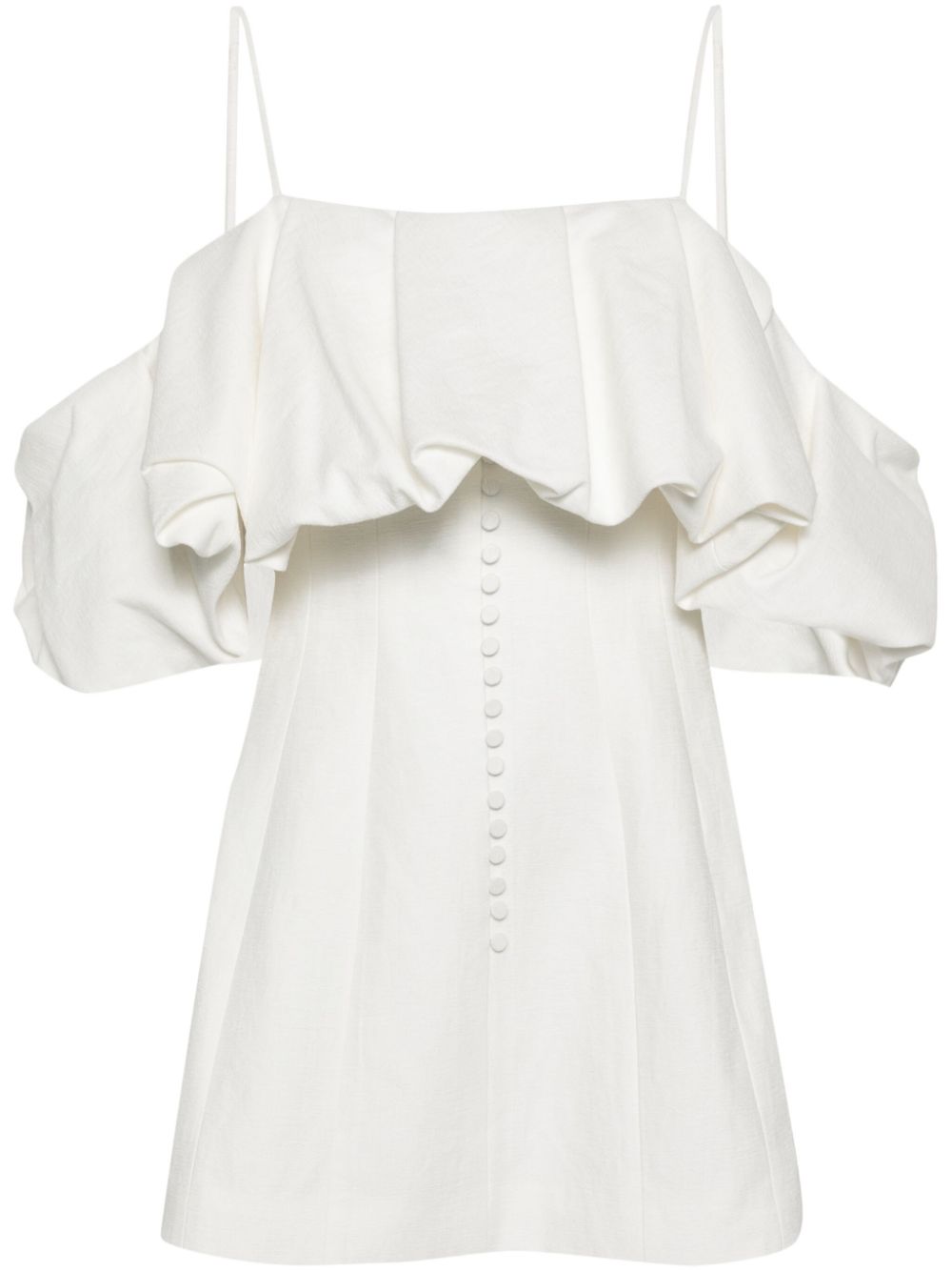 Simkhai Puff mini dress - White von Simkhai