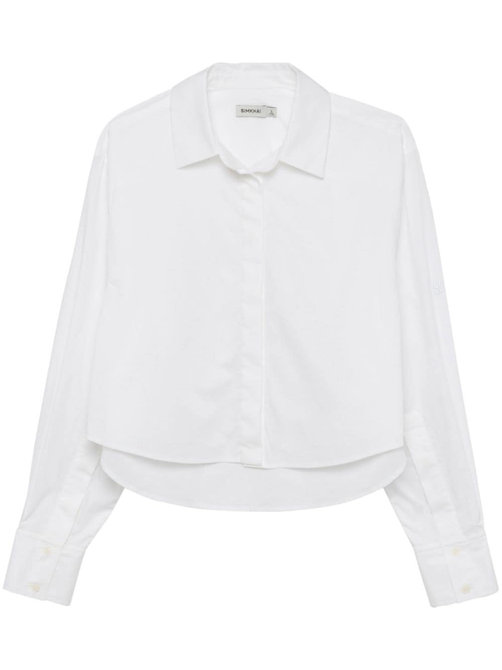 Simkhai Renata cropped shirt - White von Simkhai