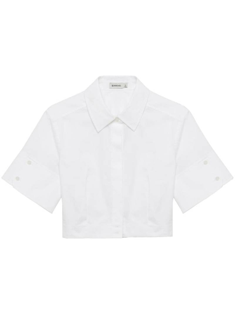 Simkhai Sabrina shirt - White von Simkhai