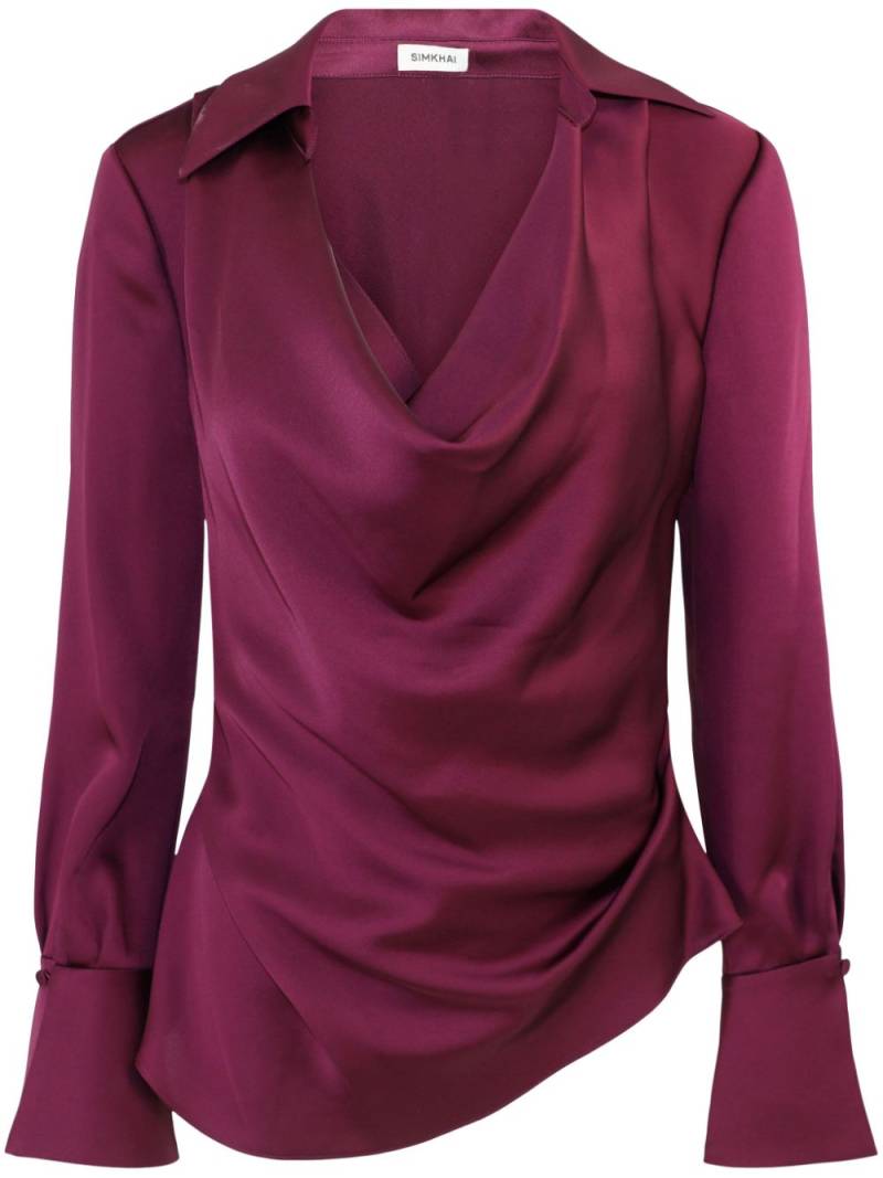 Simkhai Symone blouse - Purple von Simkhai