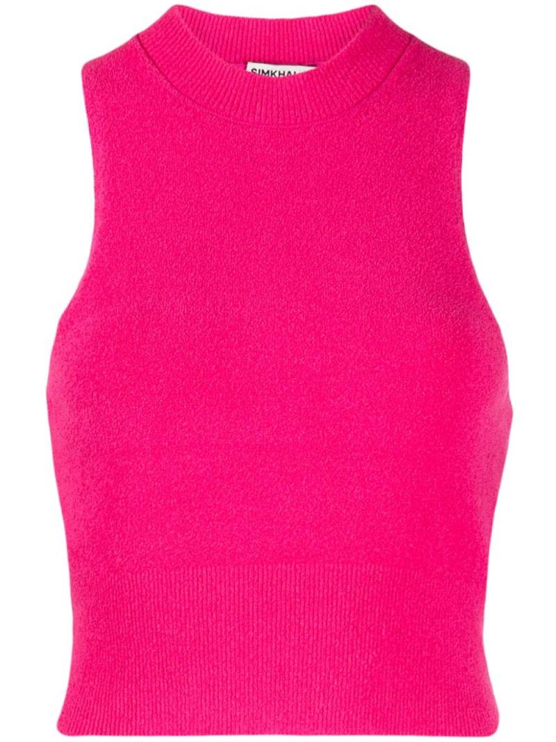 Simkhai Tatyana sleeveless cropped top - Pink von Simkhai