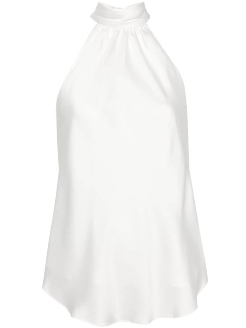 Simkhai Thea satin blouse - White von Simkhai