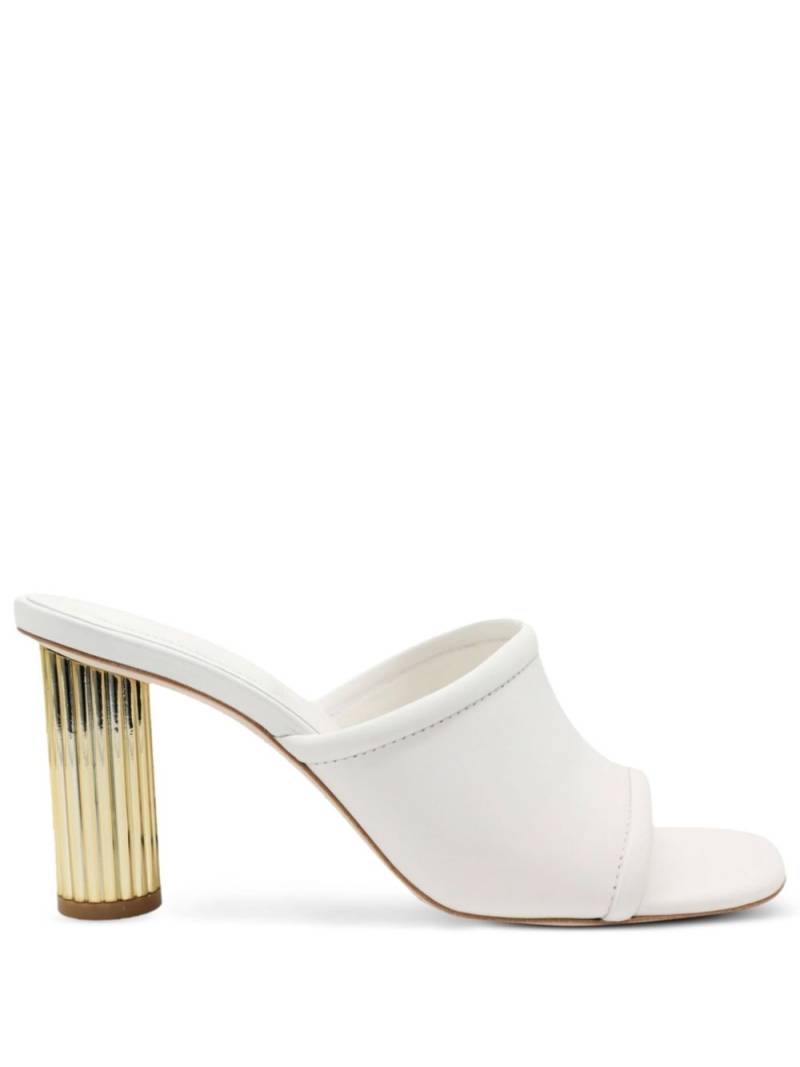 Simkhai Winston 80mm leather mules - White von Simkhai