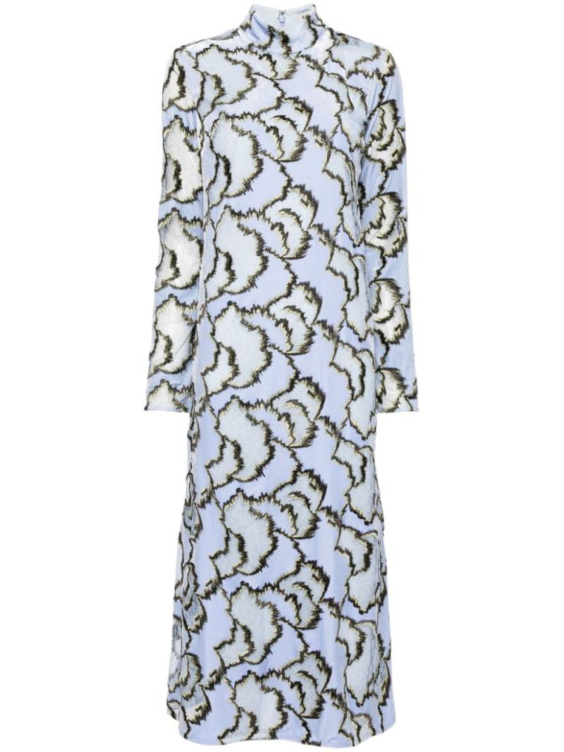 Simkhai abstract-print shift dress - Blue von Simkhai