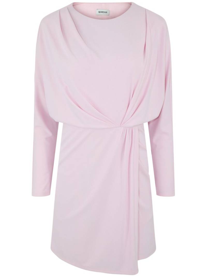 Simkhai asymmetric long-sleeve dress - Pink von Simkhai