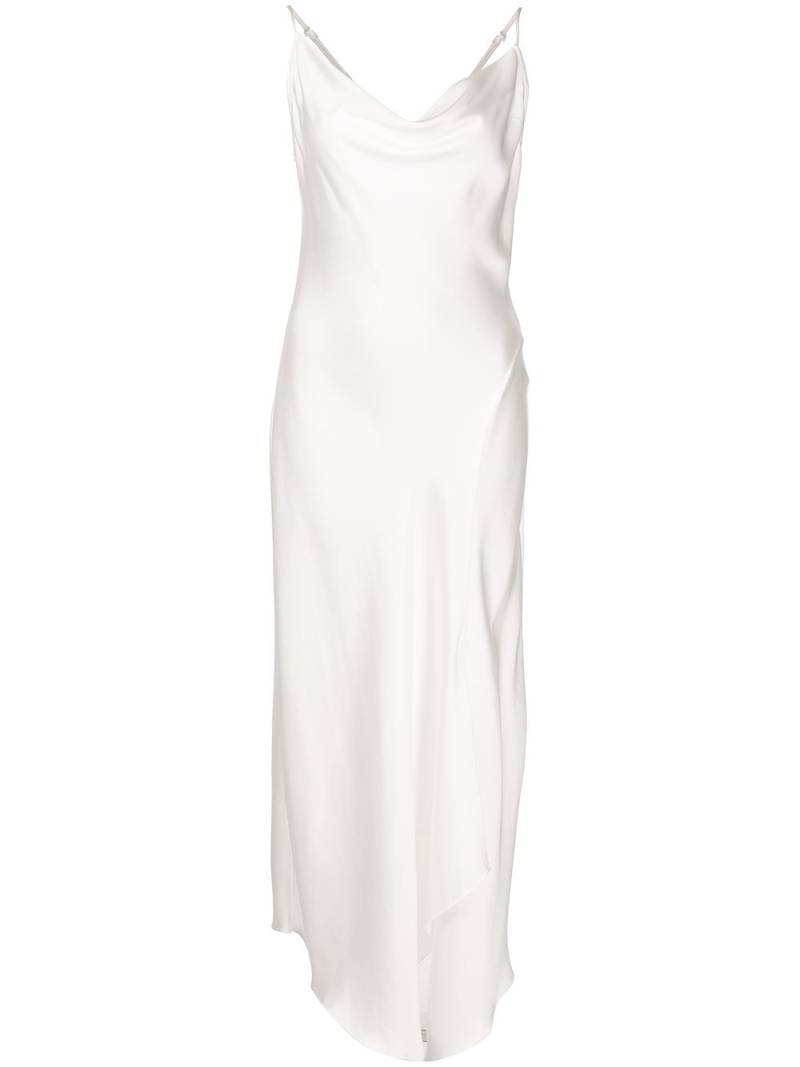 Simkhai cowl-neck spaghetti-strap dress - White von Simkhai