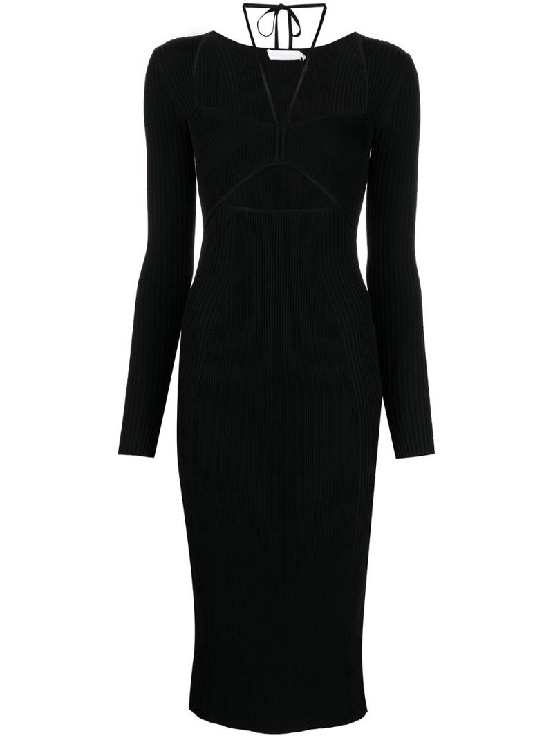 Simkhai cut-out knitted midi dress - Black von Simkhai