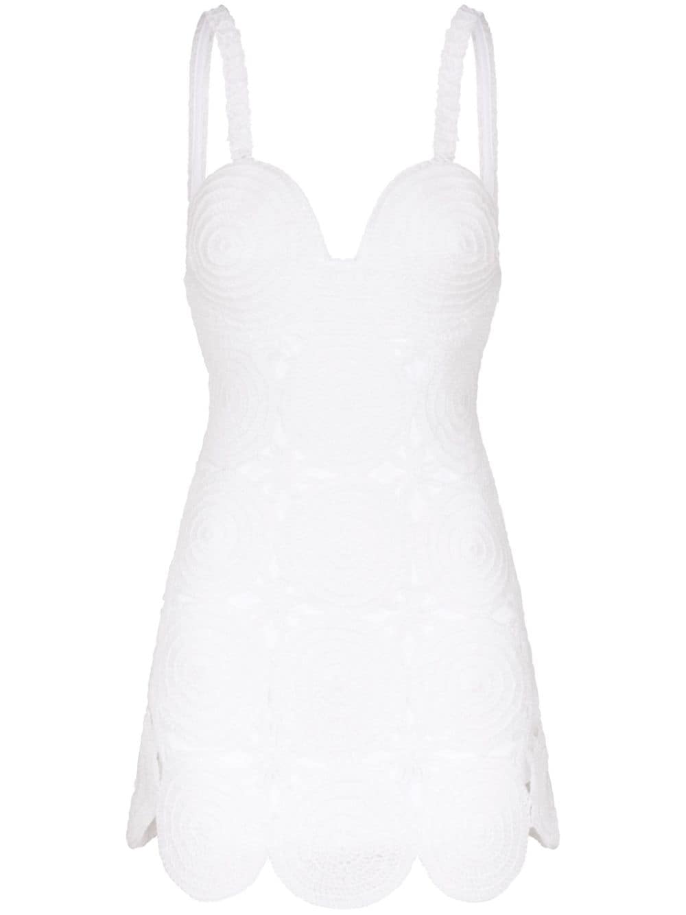 Simon Miller Beep Beep mini dress - White von Simon Miller