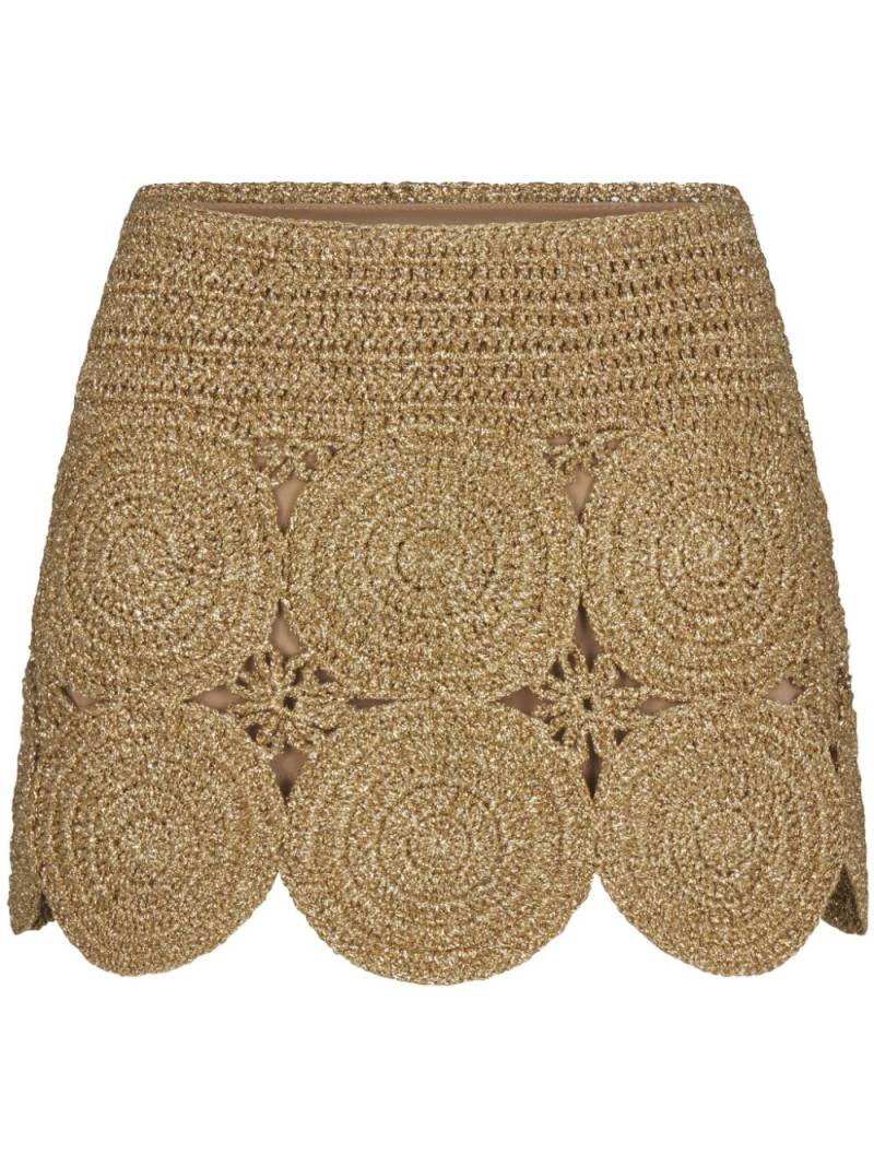 Simon Miller Beep Beep mini skirt - Gold von Simon Miller