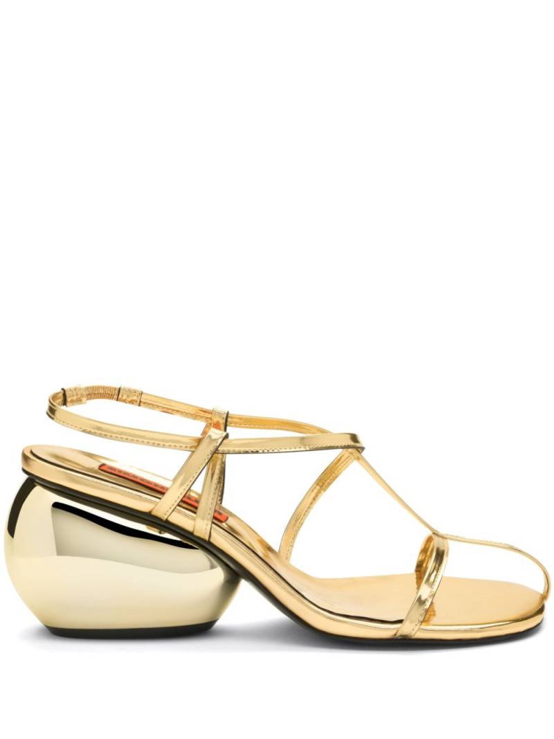 Simon Miller Bruni metallic sandals - Gold von Simon Miller