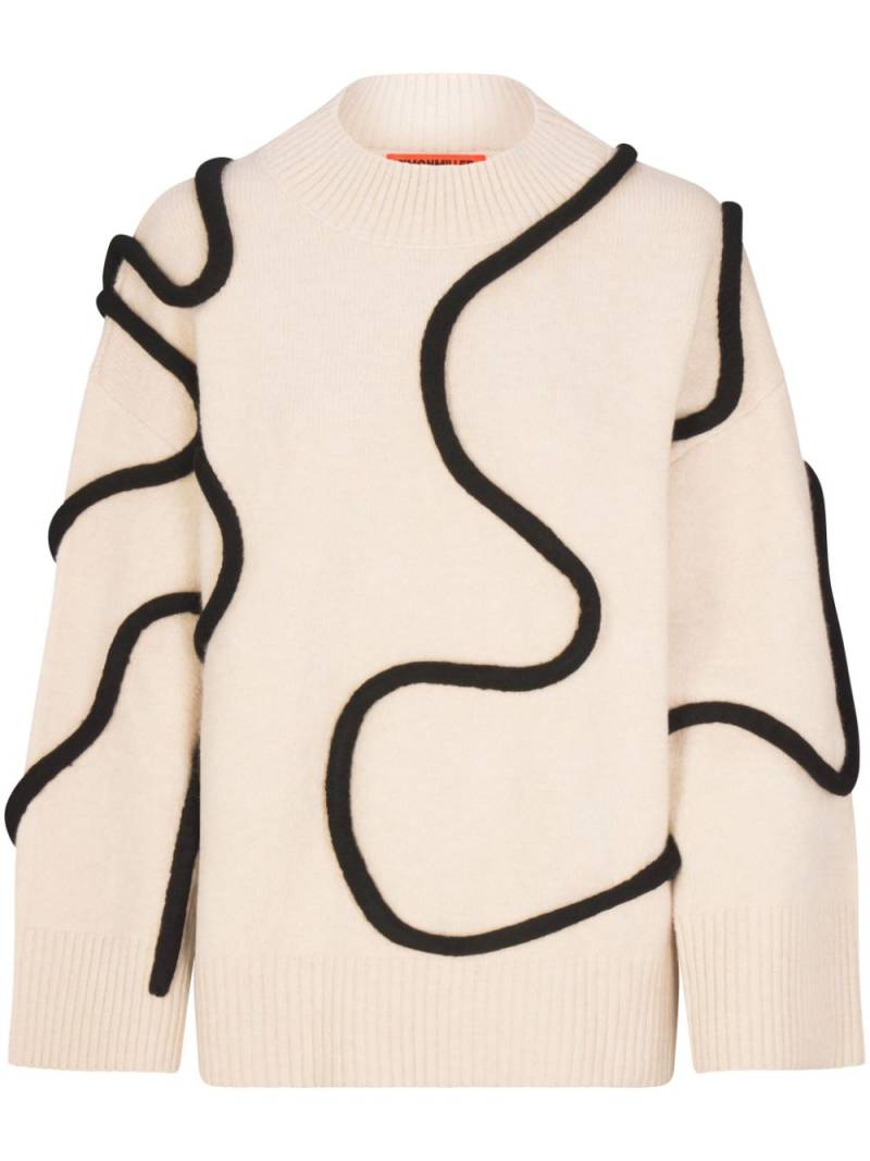 Simon Miller Leith Squiggle sweater - Neutrals von Simon Miller