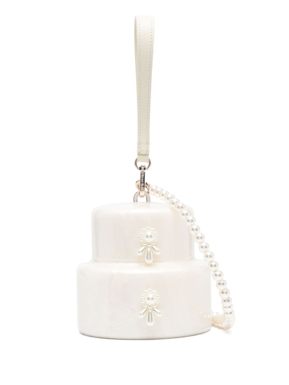 Simone Rocha Cake bead-chain mini bag - Neutrals von Simone Rocha