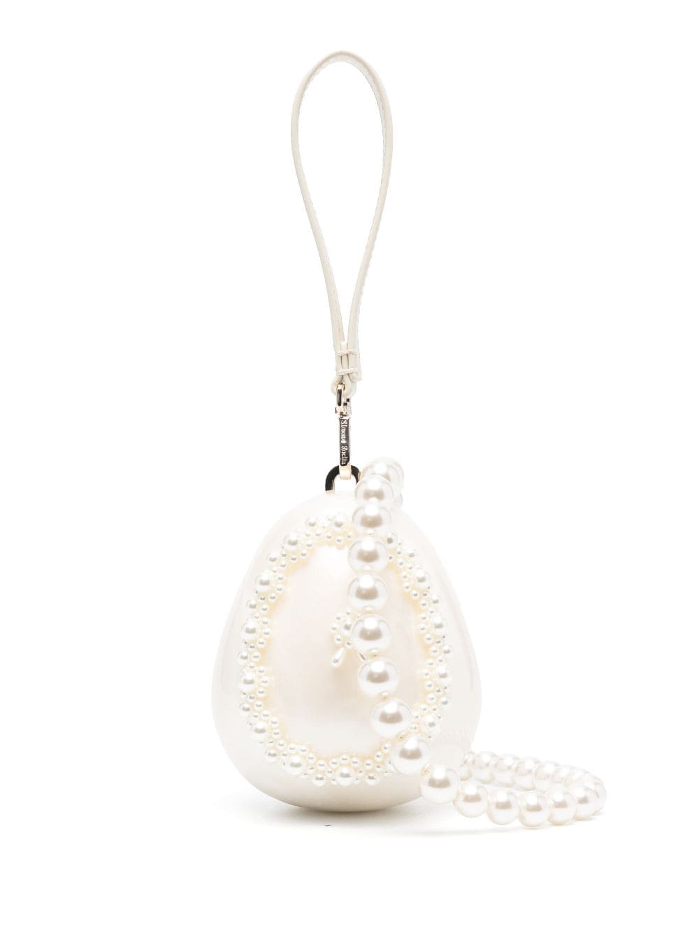 Simone Rocha Egg embellished clutch bag - Neutrals von Simone Rocha