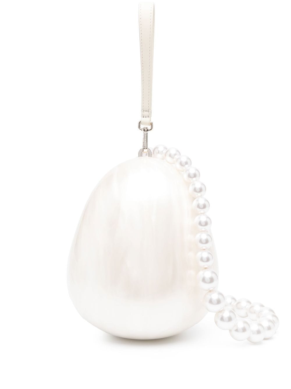 Simone Rocha Egg faux pearl tote bag - Neutrals von Simone Rocha