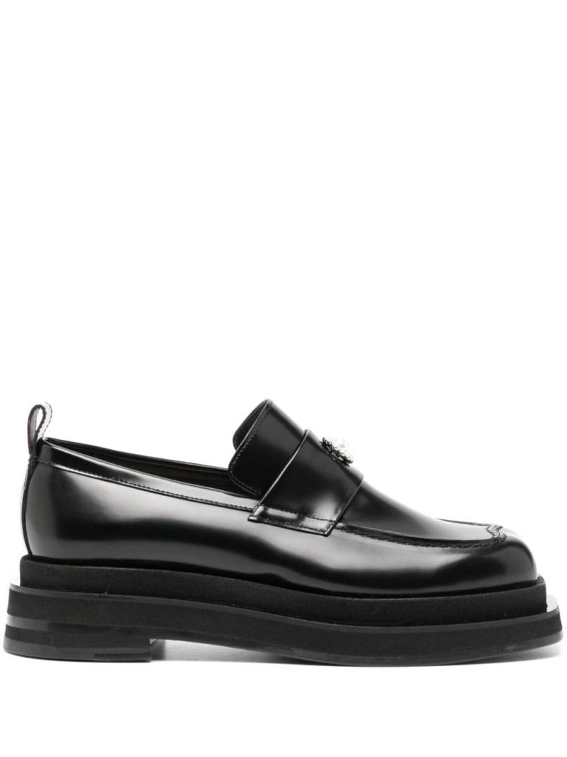 Simone Rocha Heart Toe Platform loafers - Black von Simone Rocha