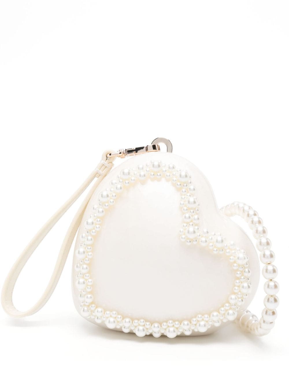 Simone Rocha Pearl Heart mini bag - Neutrals von Simone Rocha