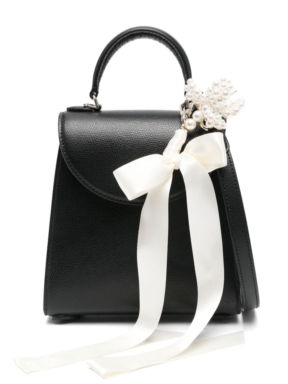 Simone Rocha Valentine leather tote bag - Black von Simone Rocha