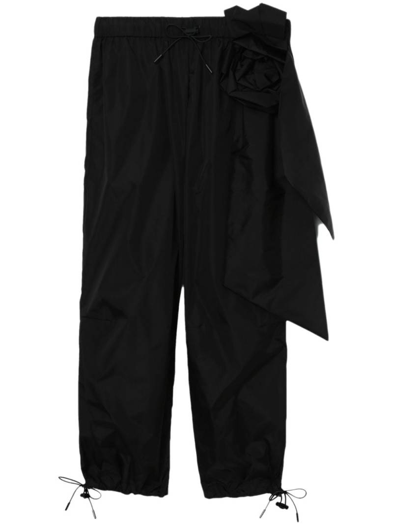 Simone Rocha bow-detail straight-leg trousers - Black von Simone Rocha