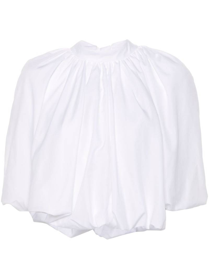 Simone Rocha bow-embellished balloon-sleeves top - White von Simone Rocha