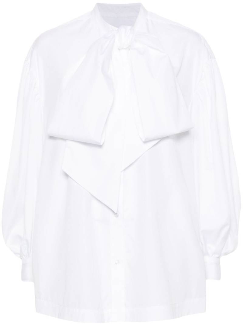 Simone Rocha bow shirt - White von Simone Rocha